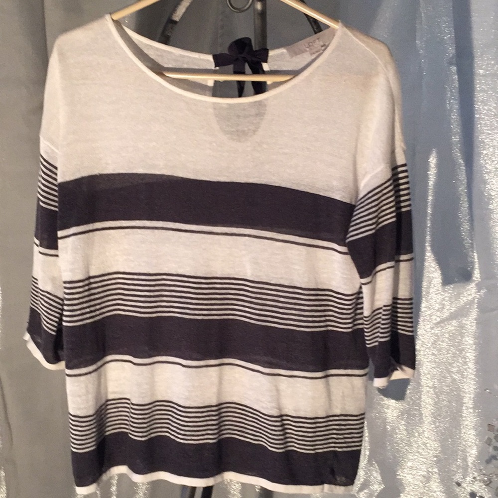 LOFT Three Quarter Sleeve Shirt